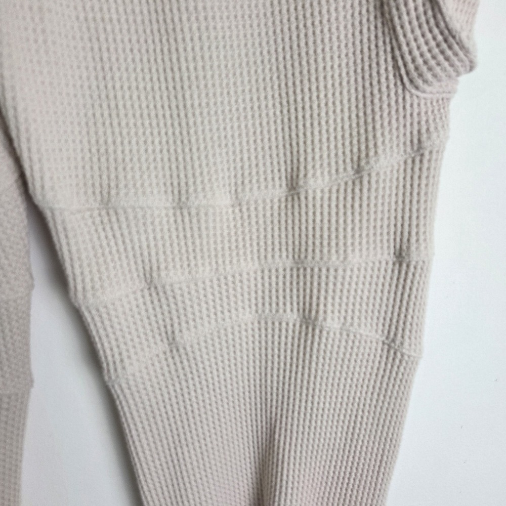 POL Pants Womens Large Waffle Knit Cargo Jogger Slouchy Baggy Lounge Comfy Pant - Picture 10 of 10
